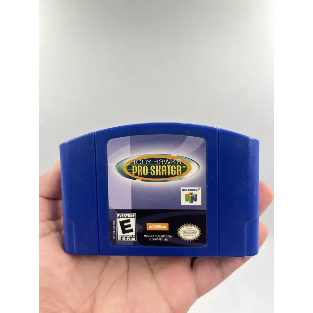 Tony Hawk’s Pro Skater Nintendo 64 N64 Authentic Tested Working